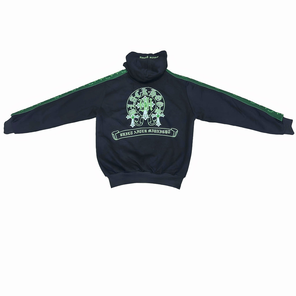 BlackHour Midnight Cross Zip-Up Hoodie