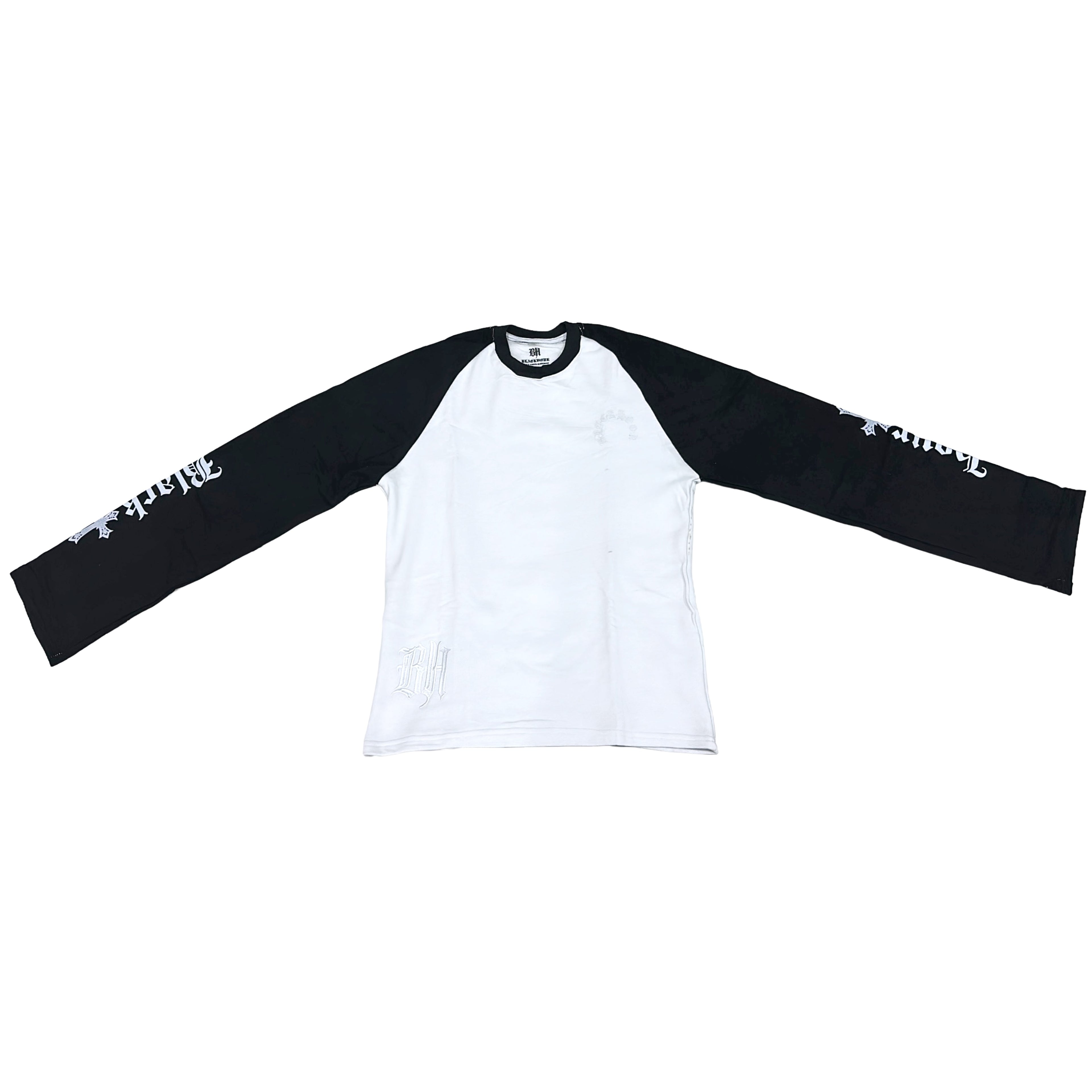 BlackHour Split Script Raglan Long Sleeve